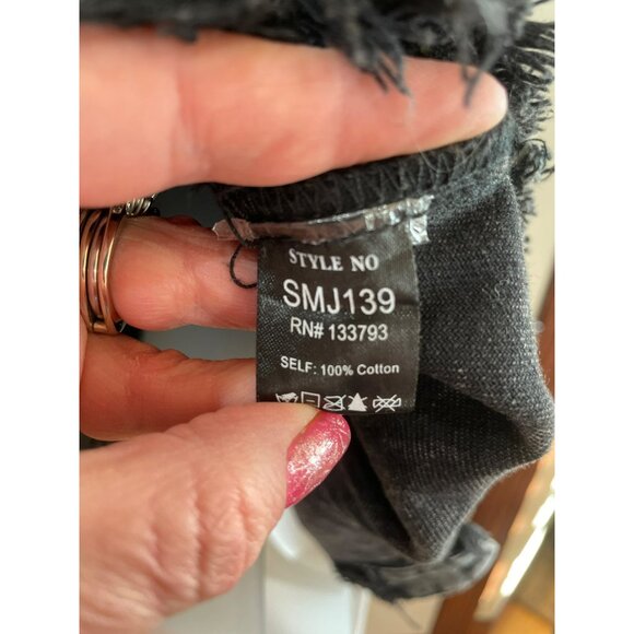 New Vintage POL Love Me Denim Jacket Acid Wash Size M Oversized - Picture 10 of 10